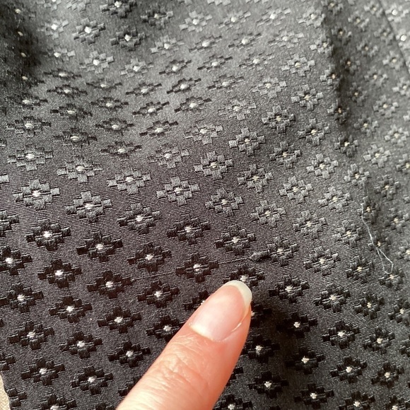 H:ours Revolve Elsa black puff sleeve one shoulder mini dress - Picture 7 of 7